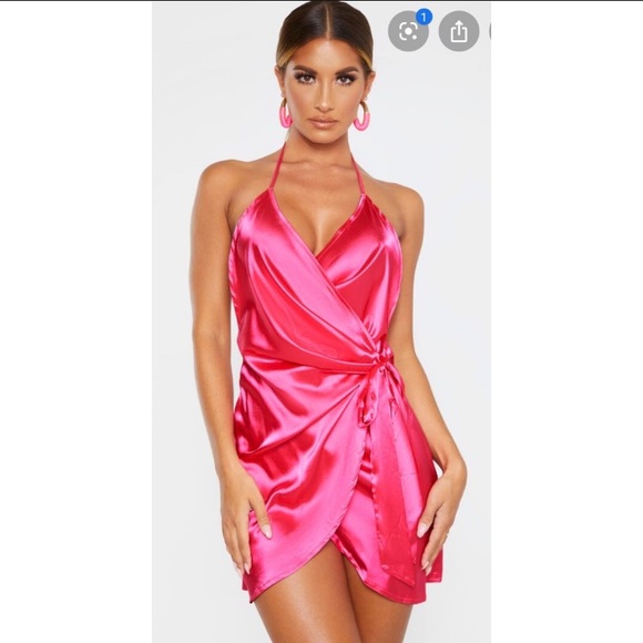 Dresses & Skirts - - Silk wrap dress